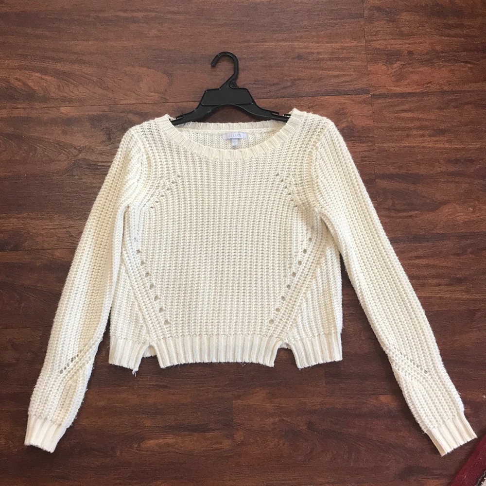 White sweater